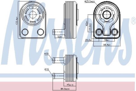 Радіатор оливний First Fit - (cm5g6b856ea, 1761091) NISSENS 90971