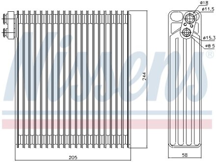 Испаритель - NISSENS 92302