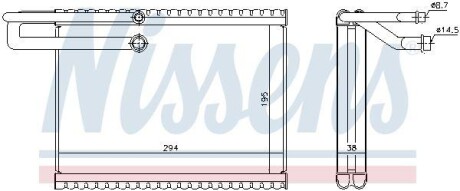 Випарник, система кондиціонування повітря - NISSENS 92323