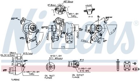 Насос - (0375Q2, 0375Q5, 0375Q4) NISSENS 93061