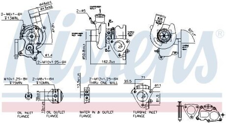 Насос - (mr212759, mr224978) NISSENS 93065