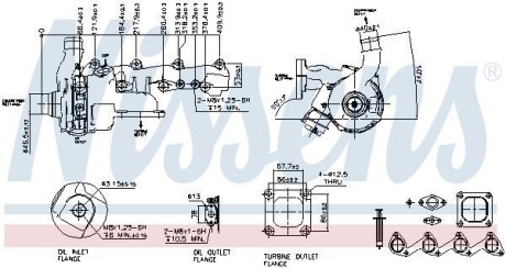 Насос - (1257260, 1349413, 1351396) NISSENS 93088