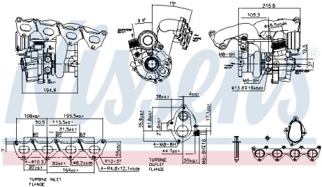 Насос - (03C145701B, 03C145701BV, 03C145701BX) NISSENS 93130