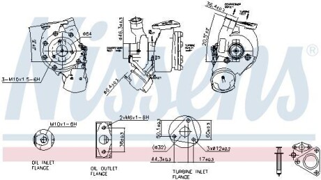 Насос - (504242763, MR312554, 8973000924) NISSENS 93186