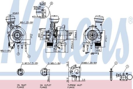 Насос - (1390067JH0, 1390067JH1, 8200735758) NISSENS 93201