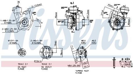 Насос - (2823127900, 2823127000, 4917302410) NISSENS 93223