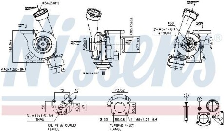 Турбокомпресор First Fit - (070145701KX, 070145701K, 070145701KV) NISSENS 93244