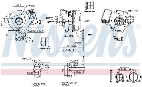 Турбокомпресор First Fit - NISSENS 93271