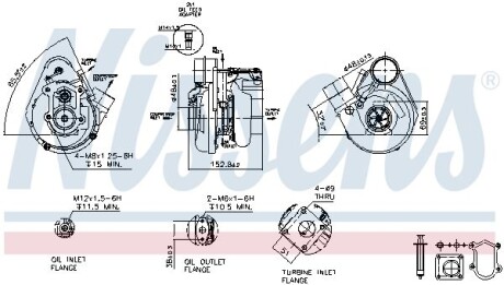 Turbospr?пarka opel movano a 98-/renault master ii 98- - NISSENS 93274