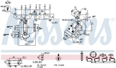 Турбокомпресор First Fit - NISSENS 93356