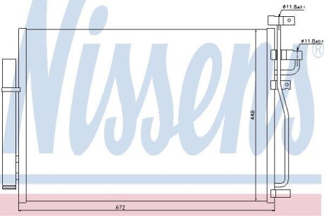 Радіатор кондиціонера First Fit - NISSENS 940010