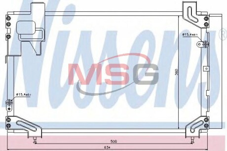 Конденсатор, кондиционер - NISSENS 940020