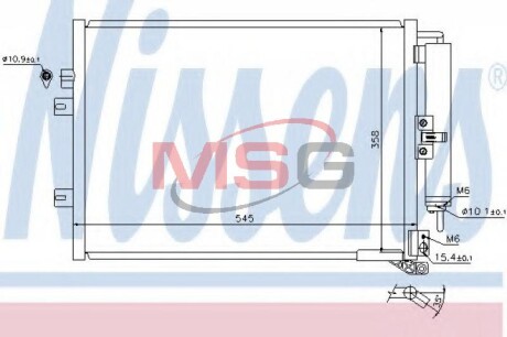 Радіатор кондиціонера First Fit - NISSENS 940142