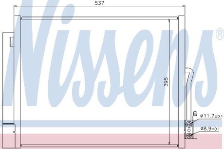 Конденсатор, кондиционер - NISSENS 940156