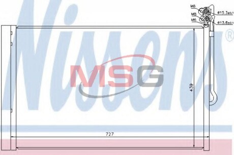 Радіатор кондиціонера First Fit - NISSENS 940157