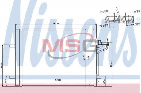 Конденсатор, кондиционер - NISSENS 940183