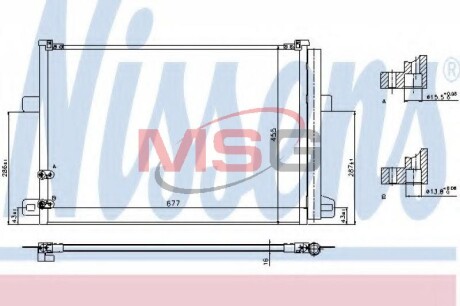 Радіатор кондиціонера First Fit - NISSENS 940225