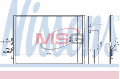 Радіатор кондиціонера First Fit - NISSENS 940227