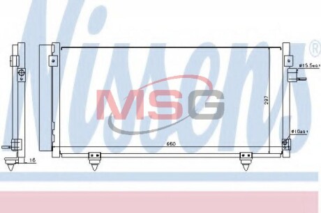 Радіатор кондиціонера First Fit - (73210SC000) NISSENS 940257