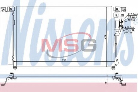 Радіатор кондиціонера First Fit - NISSENS 940278