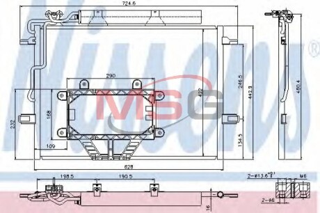 Радіатор кондиціонера First Fit - NISSENS 940325