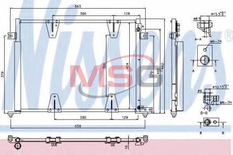 Конденсатор, кондиционер - NISSENS 940373