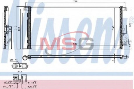 Конденсатор, кондиционер - NISSENS 940390