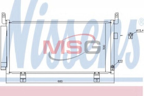 Конденсер - (73210SG000) NISSENS 940437