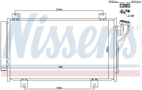 Конденсатор - (ght661480b, ght661480, ght661480a) NISSENS 940471