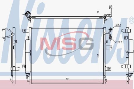 Радіатор кондиціонера First Fit - NISSENS 940482