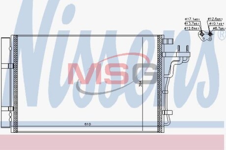 Конденсатор KIA Soul 1,6 13- - NISSENS 940607