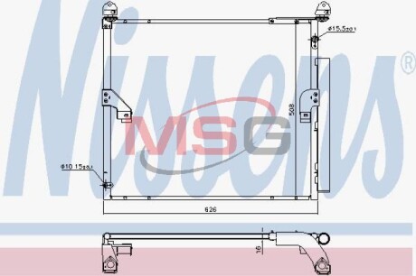 Радіатор кондиціонера - NISSENS 940623