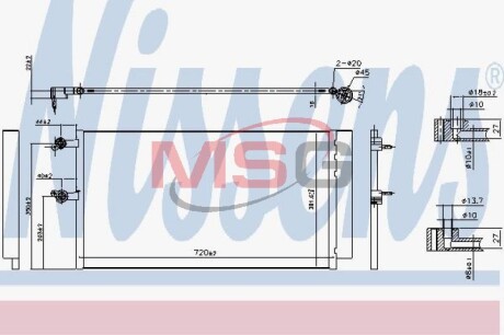 Радіатор кондиціонера First Fit - NISSENS 940743