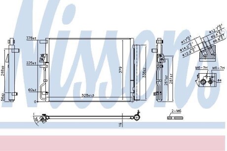 Радіатор кондиціонера - NISSENS 940771