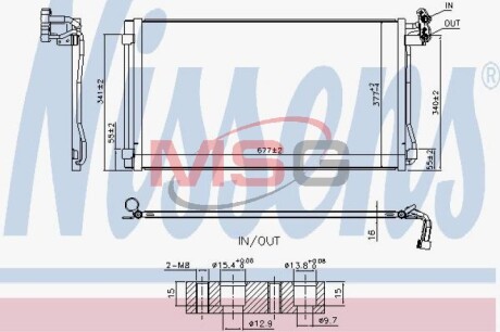 Радіатор кондиціонера First Fit - NISSENS 940793