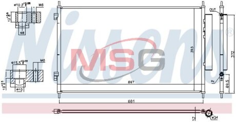 Конденсатор - (80110T7WA01) NISSENS 940811