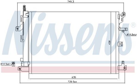 Ch?odnica klimatyzacji VOLVO XC90 I 2.4D-4.4 10.02-12.14 - (31369510, 30781280, 30648955) NISSENS 940830