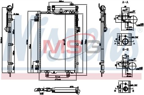 Радіатор кондиціонера First Fit - (97606K4500) NISSENS 940833 (фото 1)