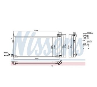 Радіатор кондиціонера - NISSENS 940904