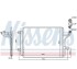 Радиатор кондиционера - NISSENS 940909 (фото 1)