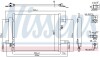 Радіатор кондиціонера First Fit - (n24361480) NISSENS 941044 (фото 1)