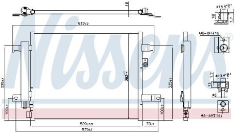 Радіатор кондиціонера First Fit - NISSENS 941044