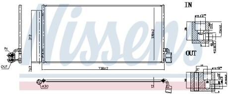 Радіатор кондиціонера First Fit - NISSENS 941068