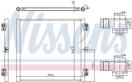 Радіатор кондиціонера First Fit - NISSENS 941079