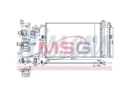 Радіатор кондиціонера First Fit - (64539389411) NISSENS 941187 (фото 1)