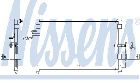 Конденсатор, кондиционер - NISSENS 94414