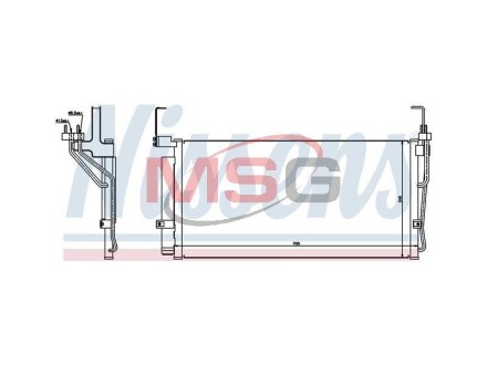 Радіатор кондиціонера First Fit - NISSENS 94451