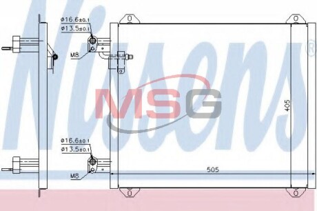 Конденсатор, кондиционер - NISSENS 94584