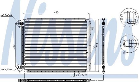 Радиатор кондиционера - NISSENS 94958