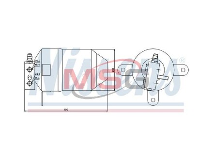 Осушувач кондиціонера - NISSENS 95006